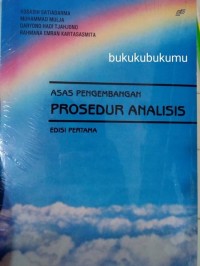asas pengembangan prosedur analisis
