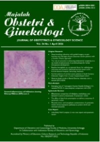 Image of E-JOURNAL majalah obstetri & ginekologi journal of obstetrics & gynecology science