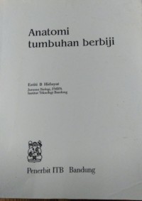 Anatomi tumbuhan berbiji