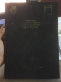 HIMPUNAN PERATURAN PERUNDANG-UNDANGAN BIDANG KESEHATAN TAHUN 1999/2000