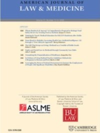 Image of E-JURNAL American Journal of Law & Medicine